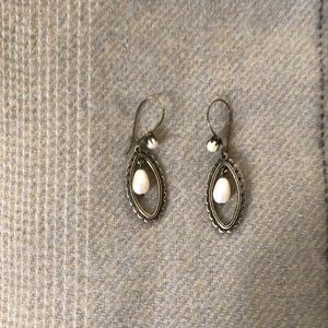 Jewelmint faux pearl and antique style earrings